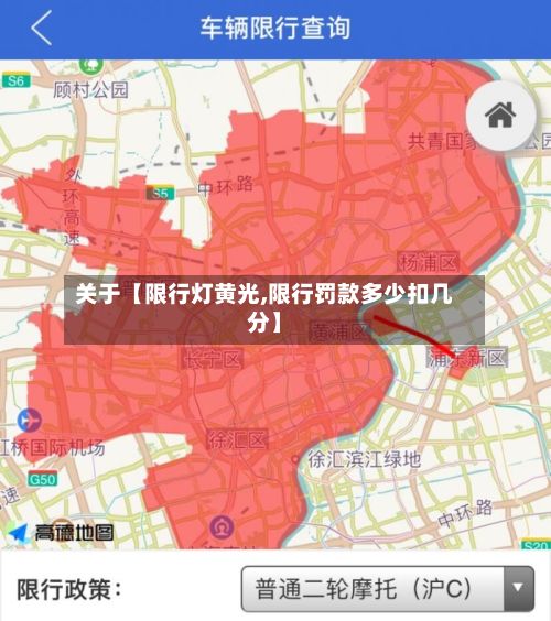 关于【限行灯黄光,限行罚款多少扣几分】
