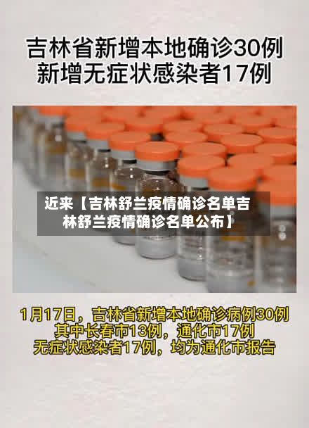 近来【吉林舒兰疫情确诊名单吉林舒兰疫情确诊名单公布】
