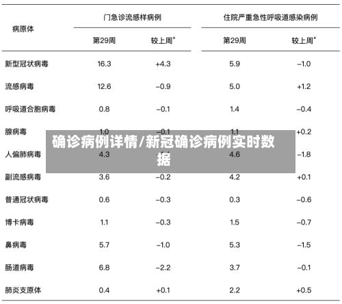 确诊病例详情/新冠确诊病例实时数据