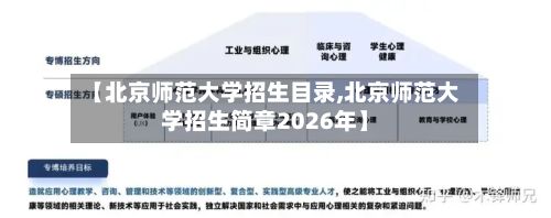 【北京师范大学招生目录,北京师范大学招生简章2026年】-第2张图片