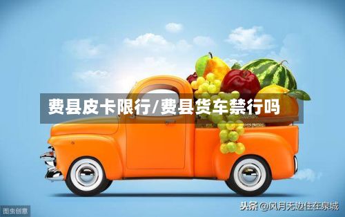 费县皮卡限行/费县货车禁行吗-第2张图片