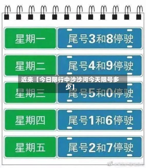 近来【今日限行中沙沙河今天限号多少】-第3张图片