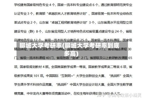 聊城大学考研率(聊城大学考研率到底多高)-第2张图片