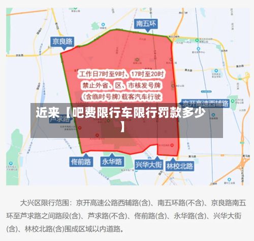 近来【吧费限行车限行罚款多少】-第2张图片