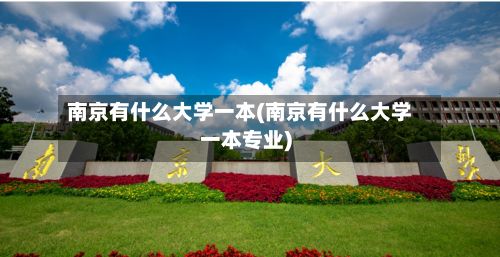 南京有什么大学一本(南京有什么大学一本专业)