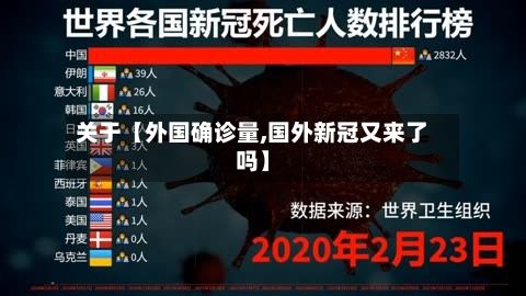 关于【外国确诊量,国外新冠又来了吗】-第3张图片