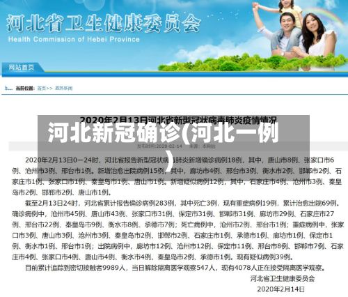 河北新冠确诊(河北一例)-第3张图片
