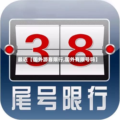最近【国外游客限行,国外有限号吗】-第2张图片