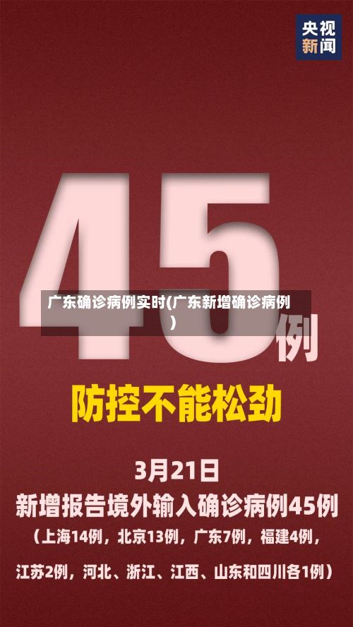 广东确诊病例实时(广东新增确诊病例)