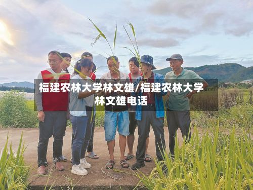 福建农林大学林文雄/福建农林大学林文雄电话-第2张图片