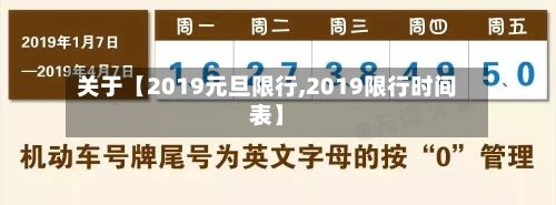 关于【2019元旦限行,2019限行时间表】-第2张图片