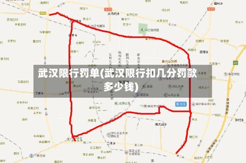 武汉限行罚单(武汉限行扣几分罚款多少钱)-第3张图片